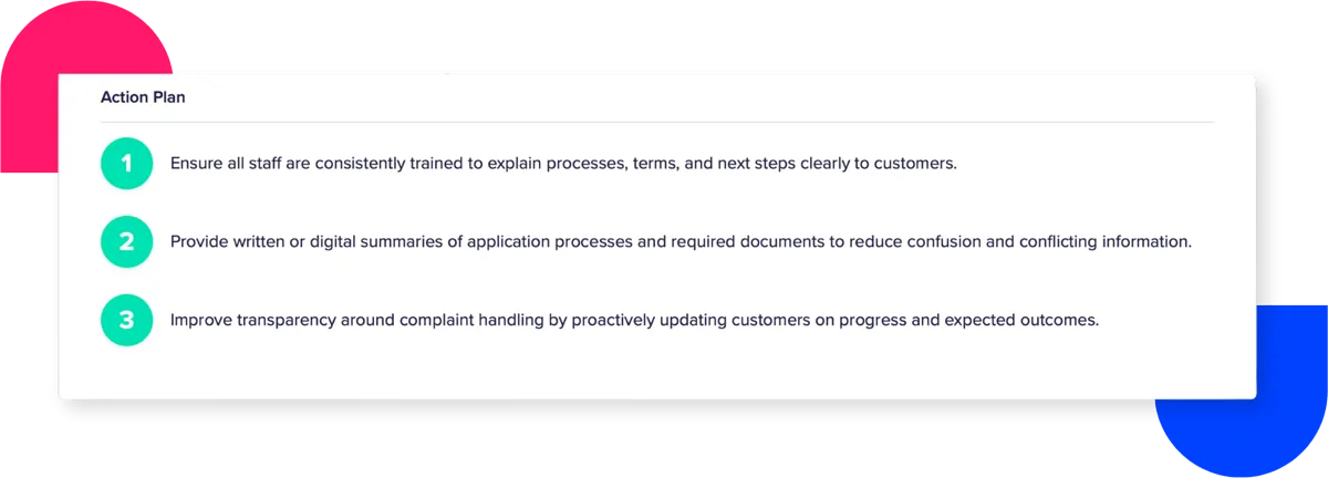 Action Plans Built In