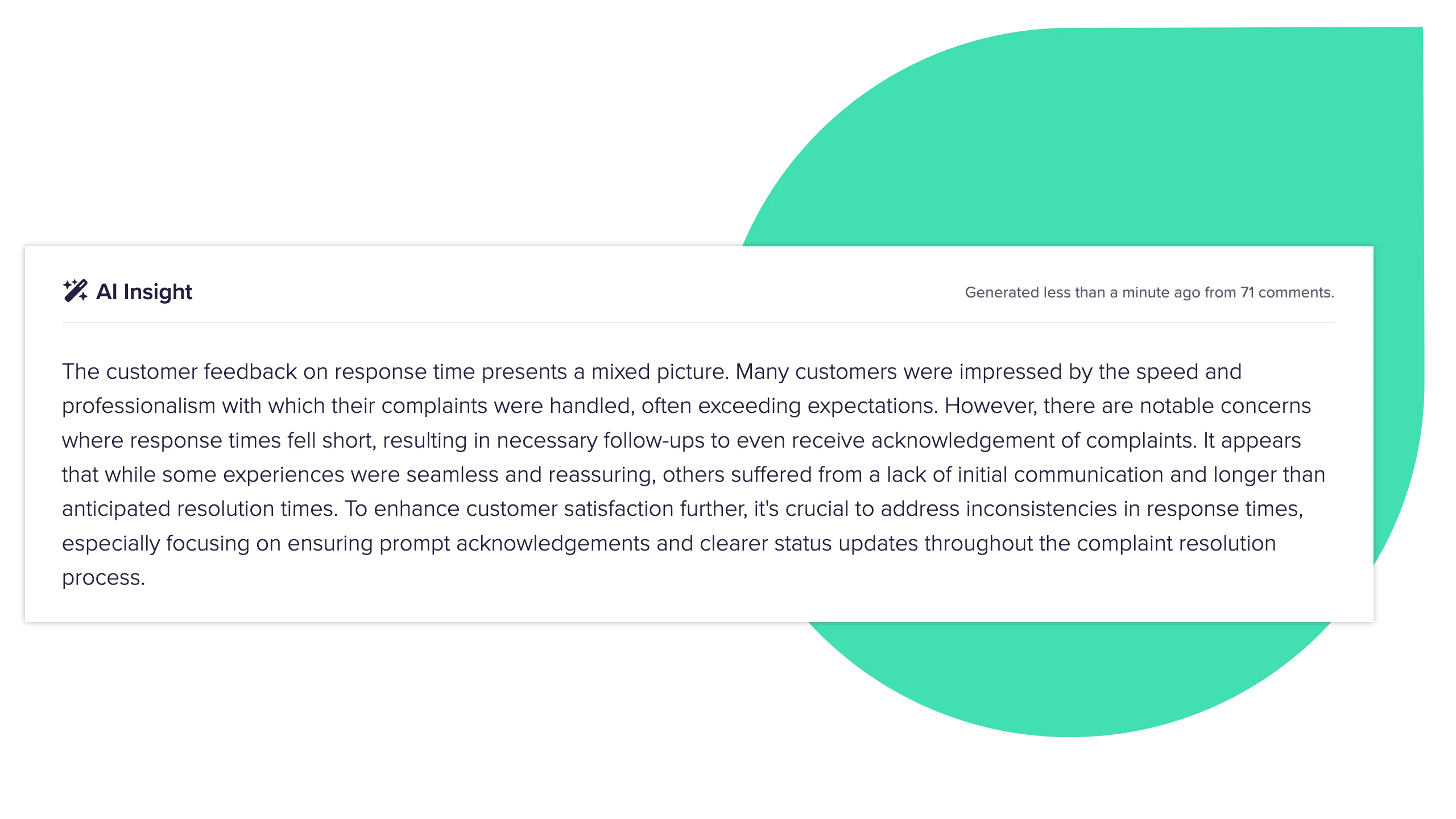 Summaries for Stakeholders