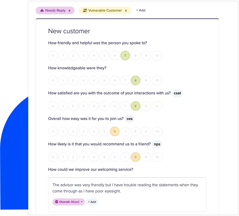 Vulnerable Customer Monitoring