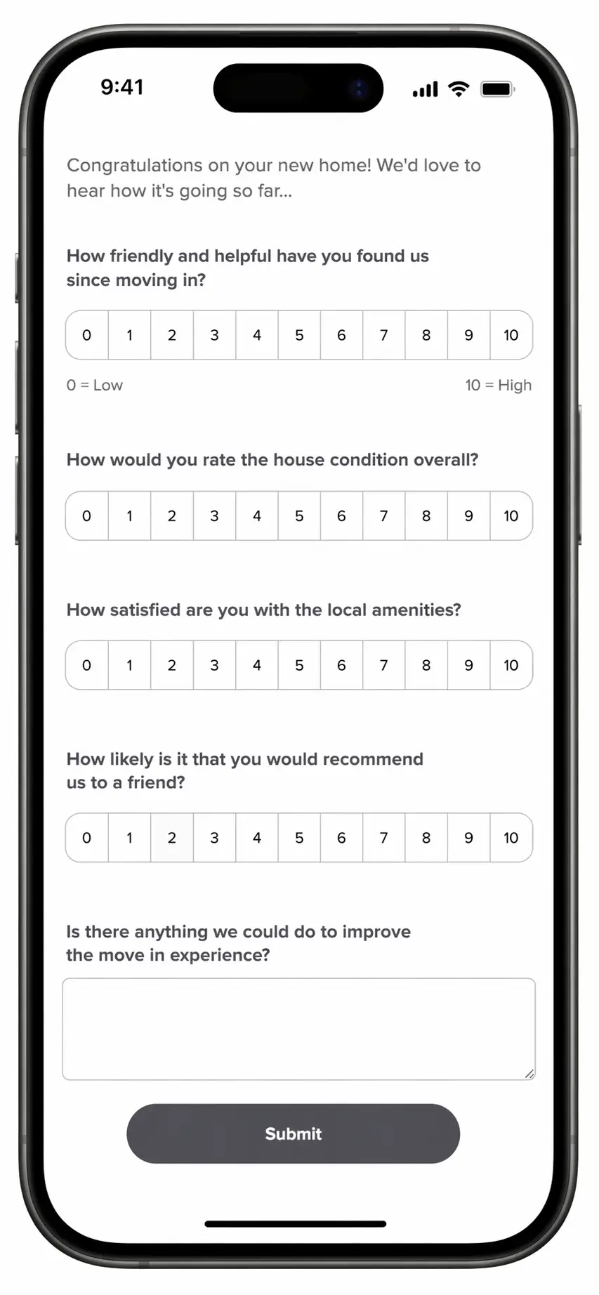 A short CSAT survey