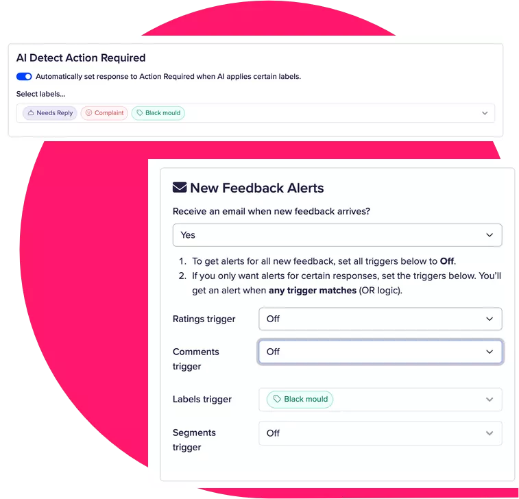 Smart routing inside CustomerSure